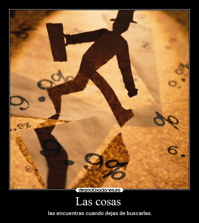 Las cosas -