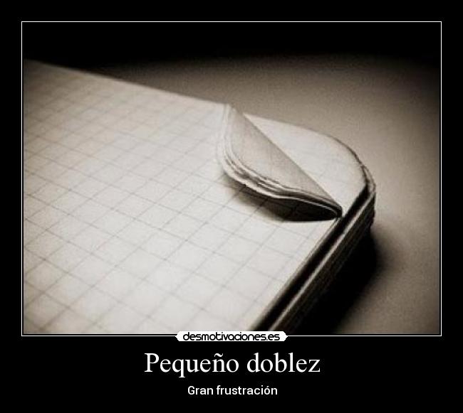 Pequeño doblez - 