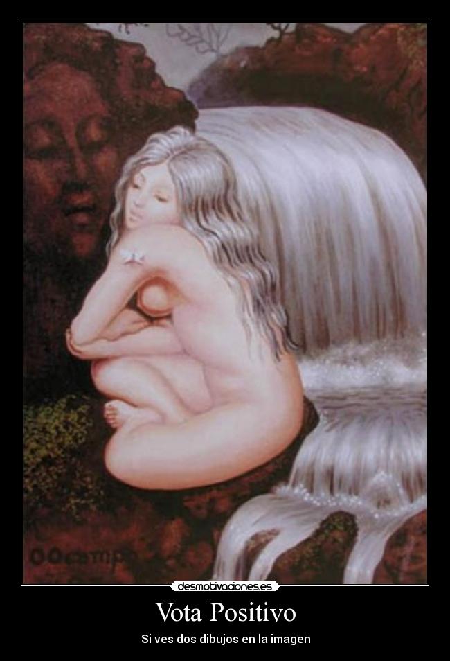 Vota Positivo - Si ves dos dibujos en la imagen