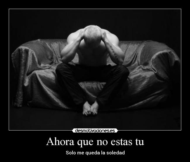 Ahora que no estas tu -