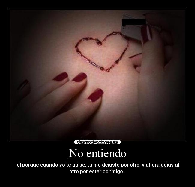 No entiendo -