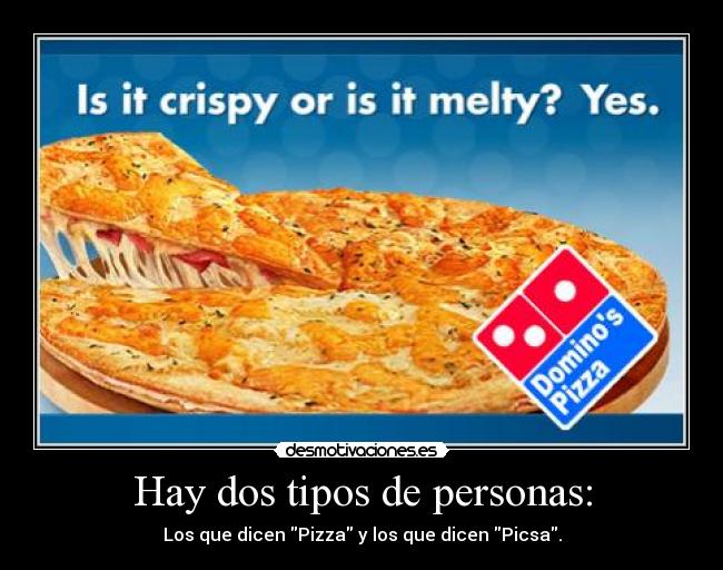 Hay dos tipos de personas: -