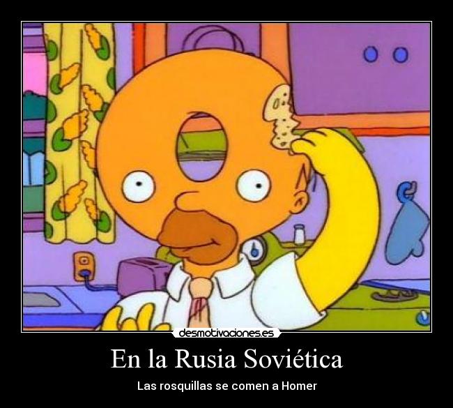 En la Rusia Soviética - Las rosquillas se comen a Homer