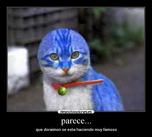 parece... - que doraimon se esta haciendo muy famoso