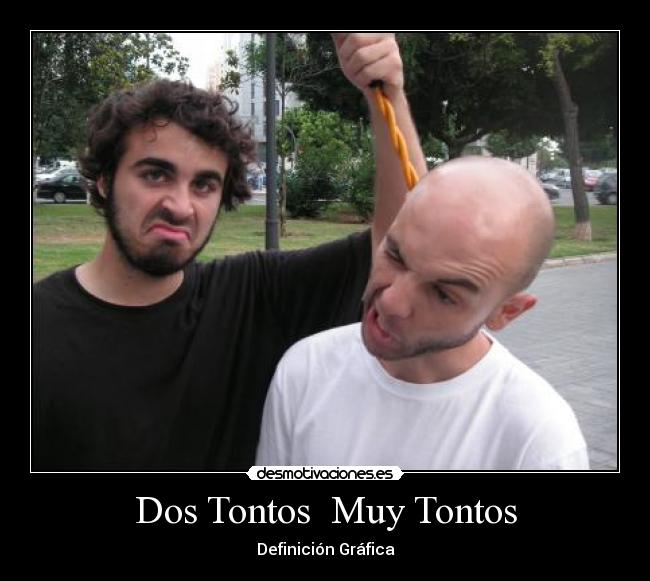 Dos Tontos Muy Tontos - Definición Gráfica