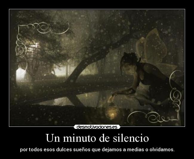 Un minuto de silencio -