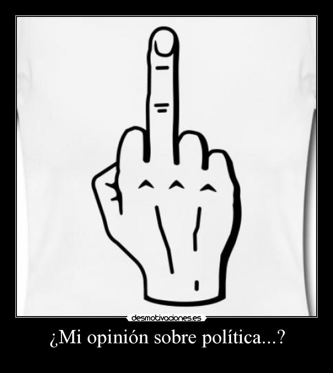 ¿Mi opinión sobre política...? - 