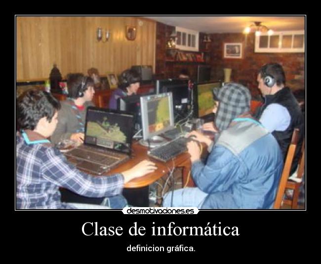 Clase de informática -