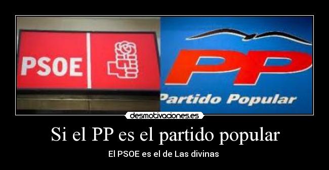 Si el PP es el partido popular -
