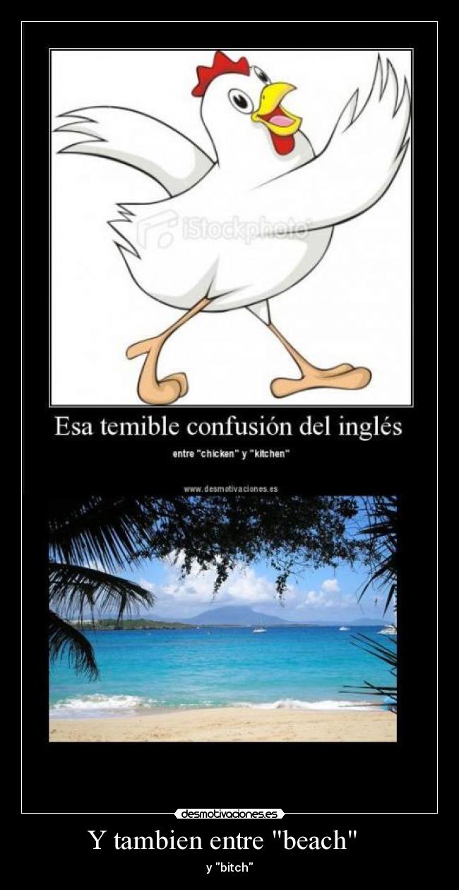 Y tambien entre beach - y bitch