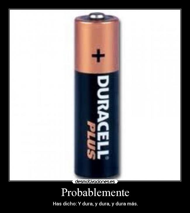 Probablemente -