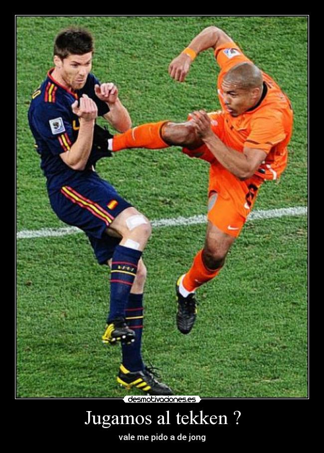 Jugamos al tekken ? - vale me pido a de jong