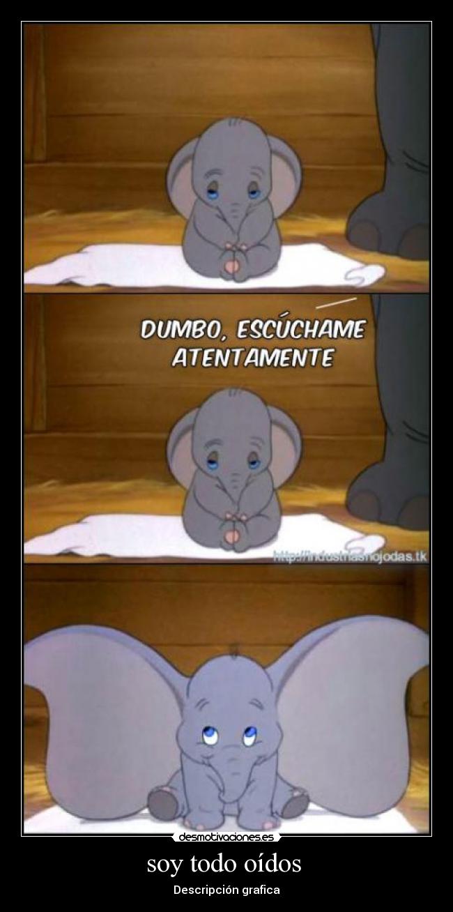 soy todo oídos - Descripción grafica