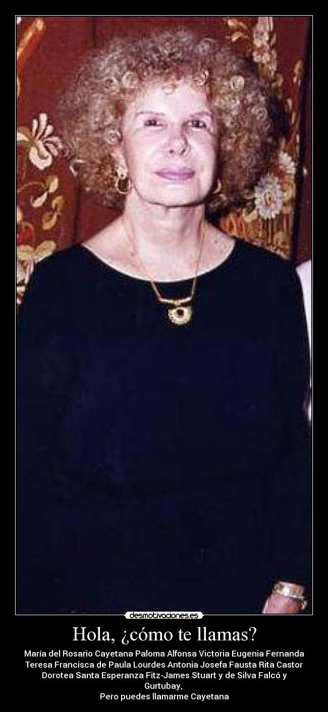 Hola, ¿cómo te llamas? -