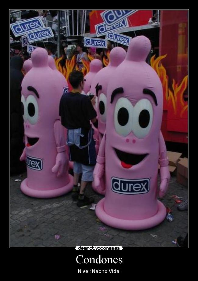 carteles condones desmotivaciones