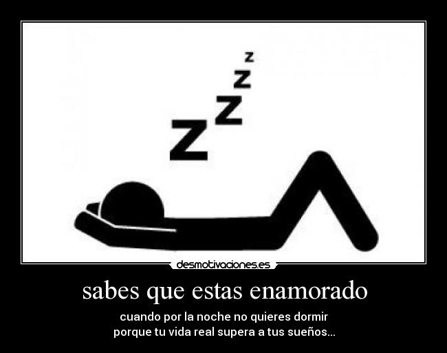 sabes que estas enamorado -