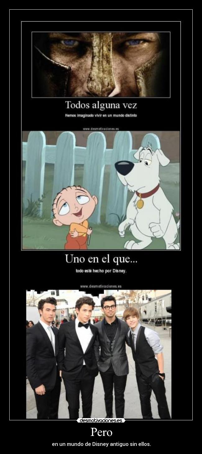 Pero - en un mundo de Disney antiguo sin ellos.