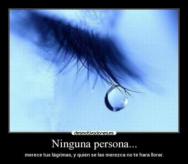 Ninguna persona... -