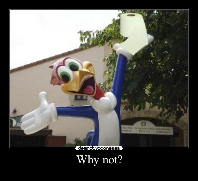 Why not? - 