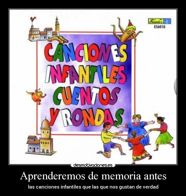 Aprenderemos de memoria antes -