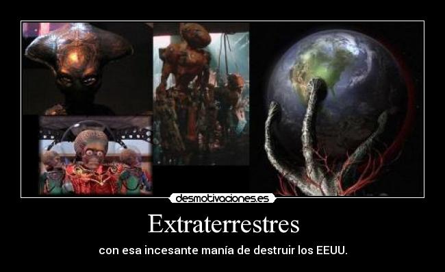 carteles extraterrestres desmotivaciones