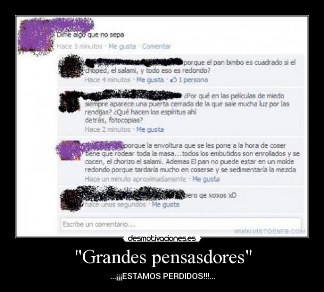 Grandes pensasdores - 