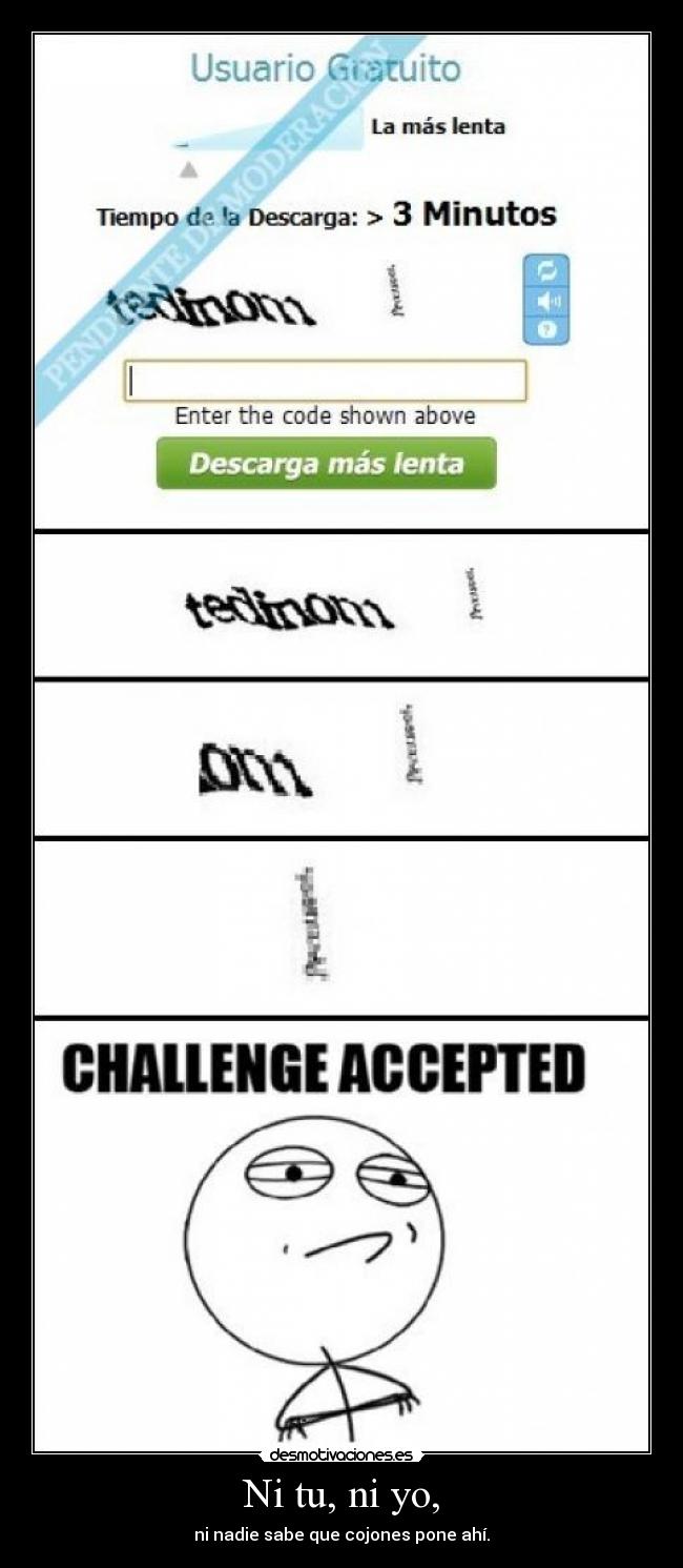 Ni tu, ni yo, - ni nadie sabe que cojones pone ahí.