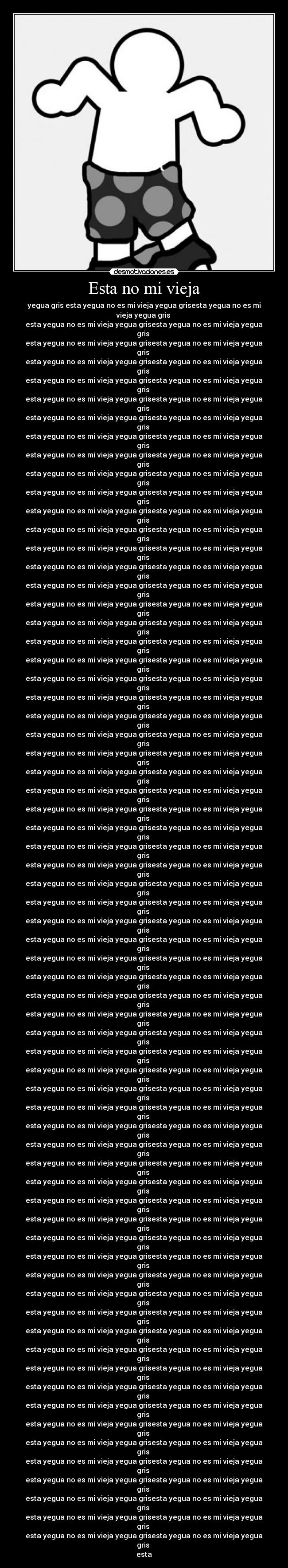 Esta no mi vieja -