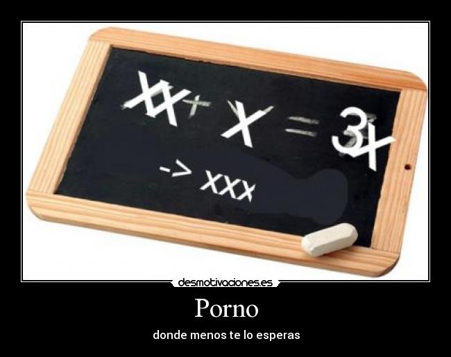 Porno - donde menos te lo esperas