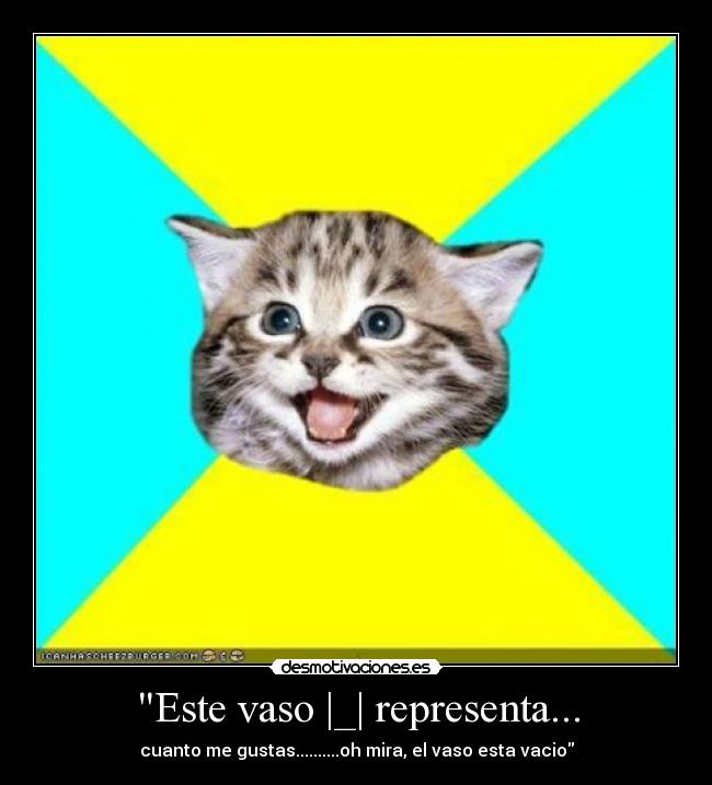 Este vaso |_| representa... -