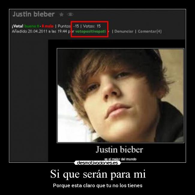 Si que serán para mi - 