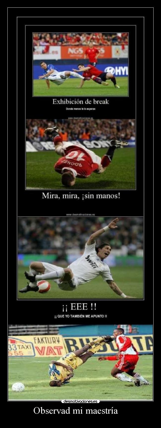 Observad mi maestría     - 