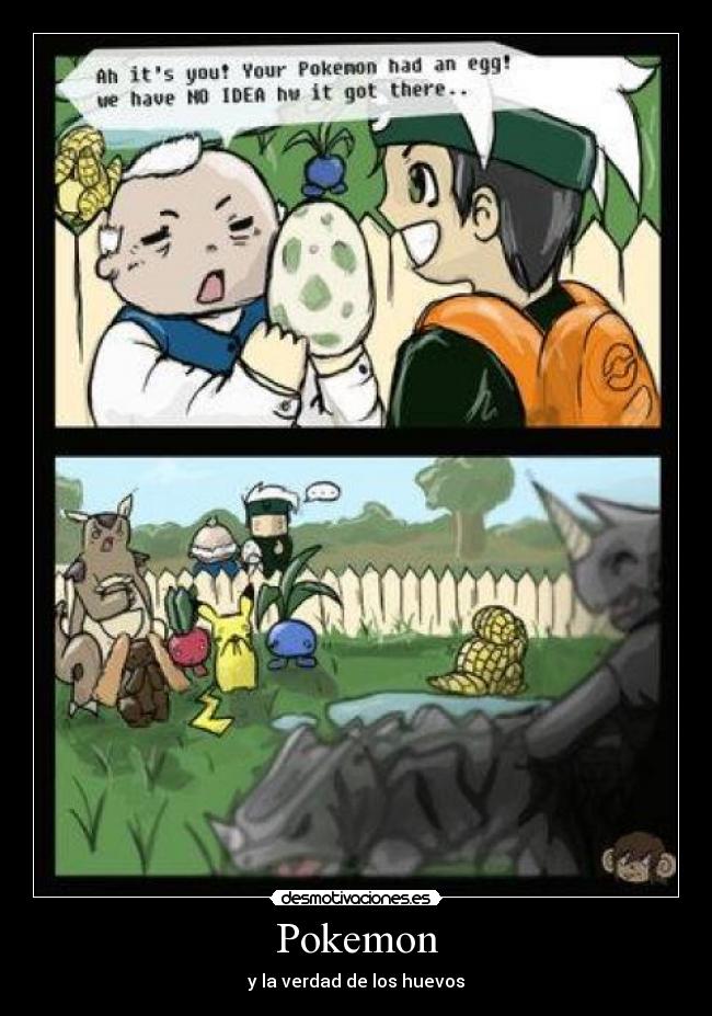 Pokemon - y la verdad de los huevos