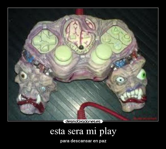 esta sera mi play - para descansar en paz