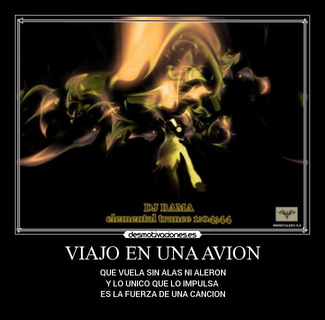 VIAJO EN UNA AVION -