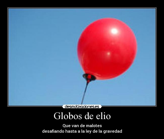 Globos de elio - 