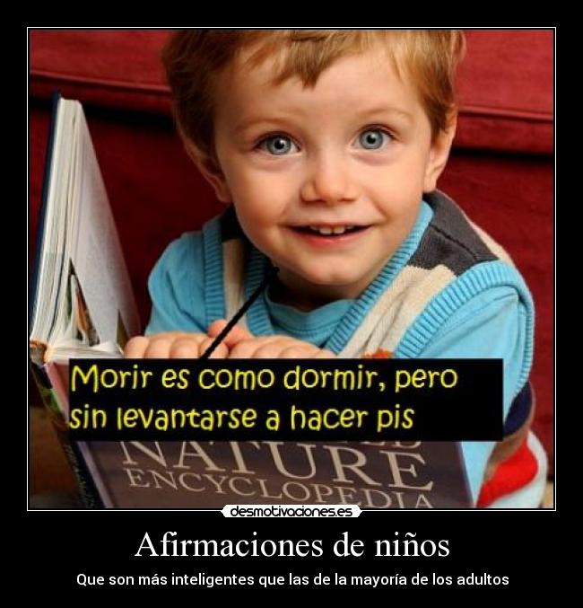 Afirmaciones de niños - 