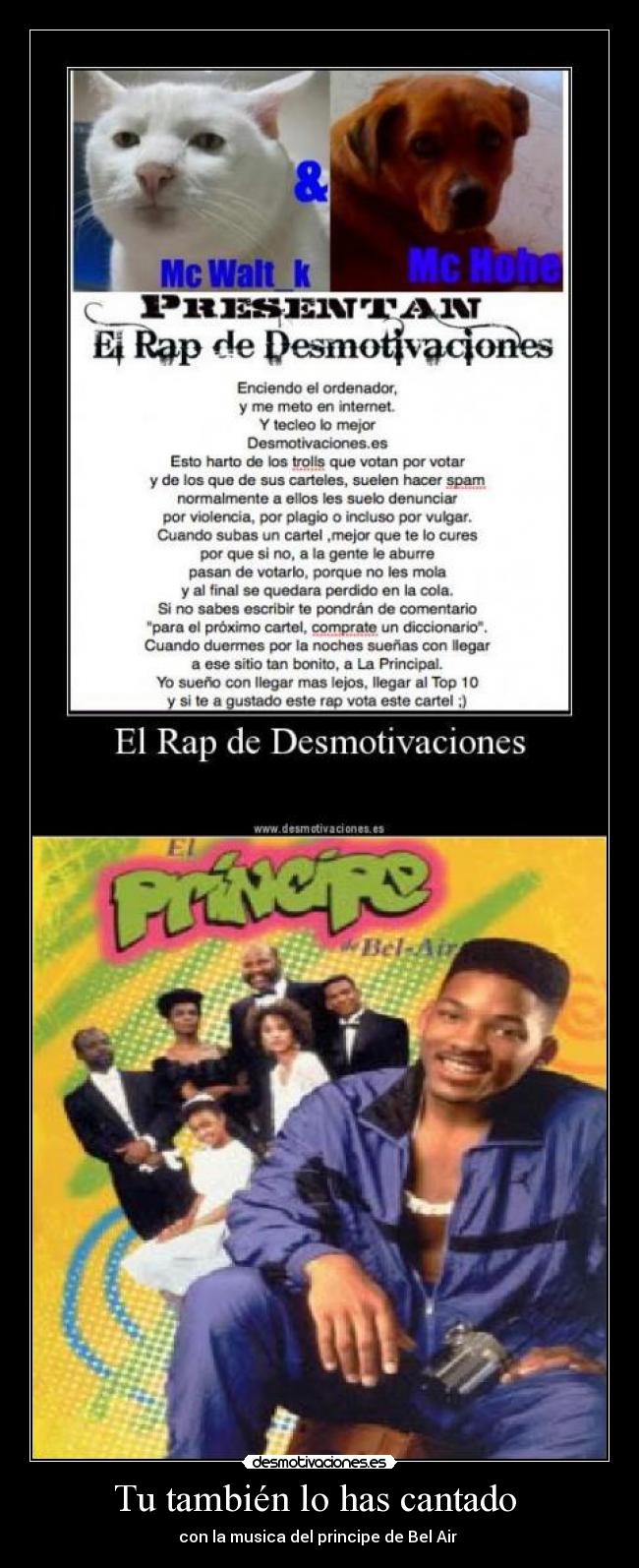 Tu también lo has cantado - con la musica del principe de Bel Air