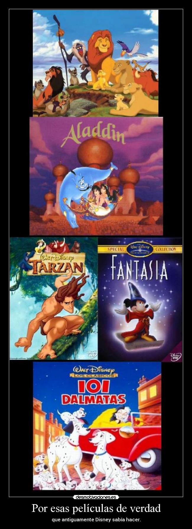 Por esas películas de verdad -