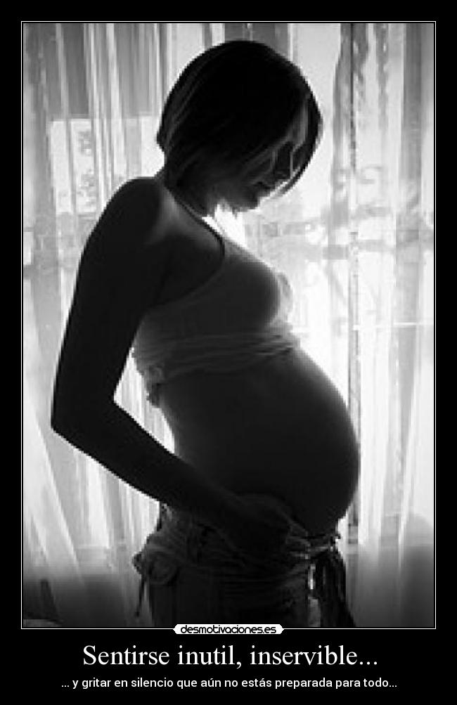 Sentirse inutil, inservible... -