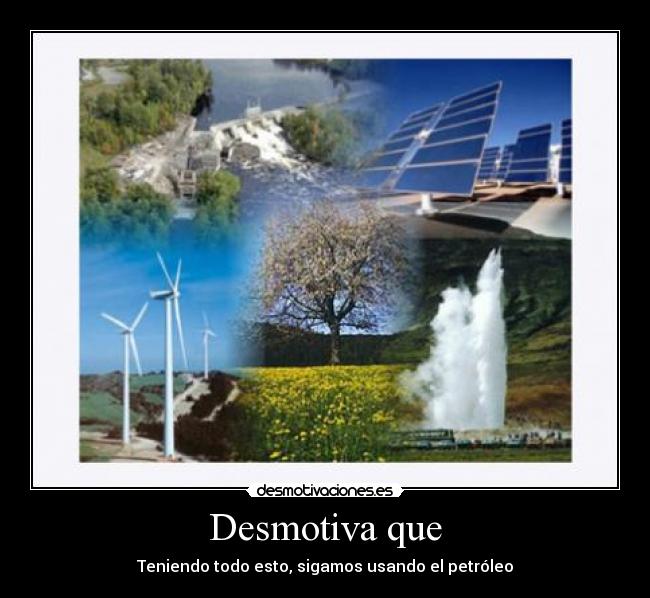 carteles energias renobables desmotivaciones