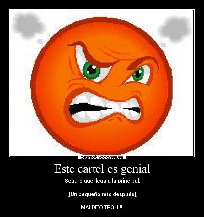 Este cartel es genial - 