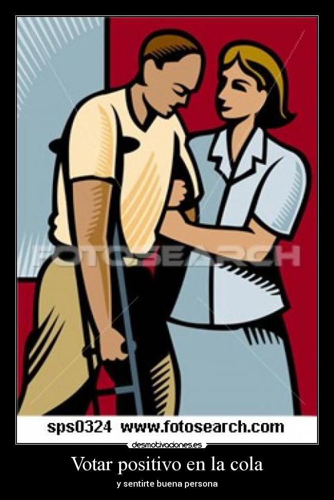 Votar positivo en la cola -