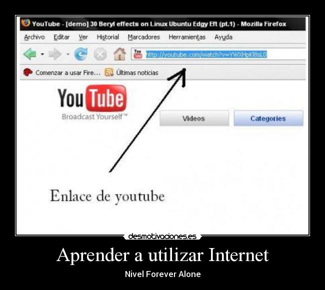 carteles internet aprender utilizar internet desmotivaciones