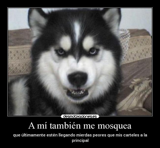 A mí también me mosquea - 