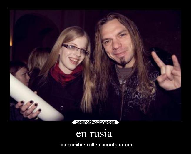 en rusia  - los zomibies ollen sonata artica