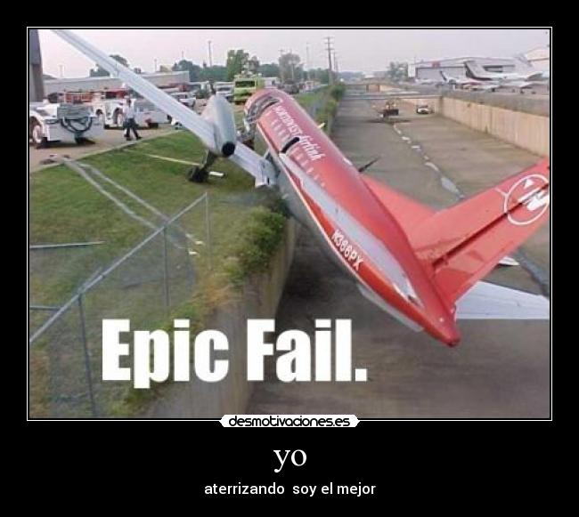 yo - aterrizando soy el mejor