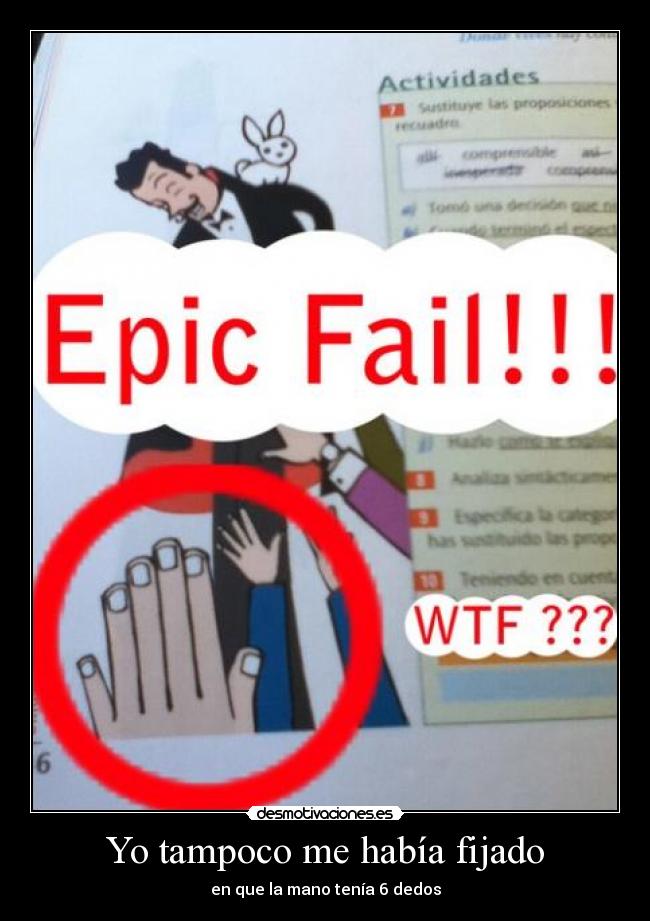 Yo tampoco me había fijado -