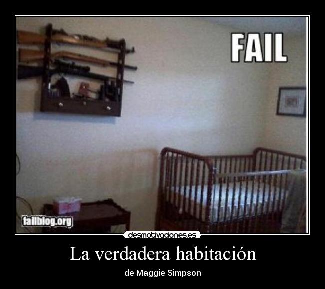 La verdadera habitación - de Maggie Simpson