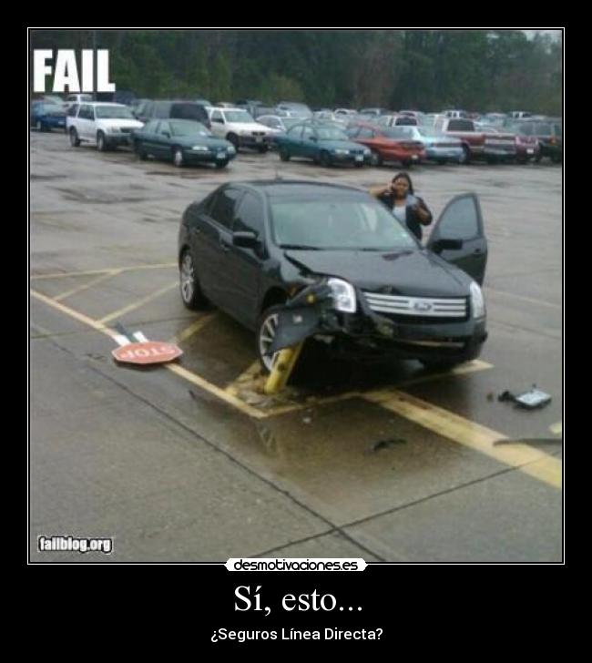 Sí, esto... - ¿Seguros Línea Directa?